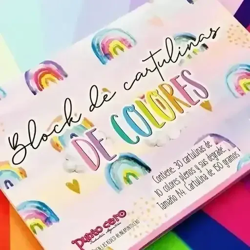 Block de Cartulinas Multicolor