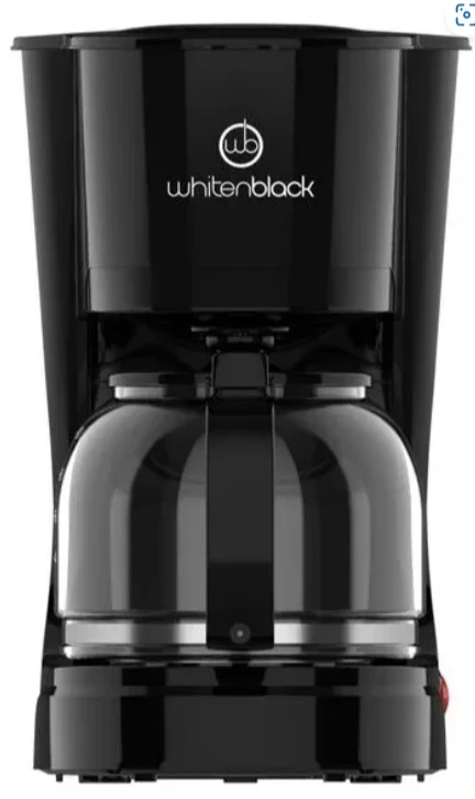 CAFETERA DE FILTRO WHITENBLACK 1.5LTS 800W 3