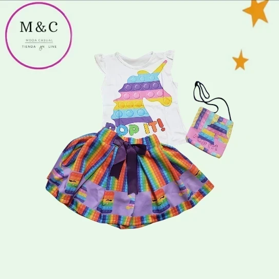 Conjunto T- G falda y blusa