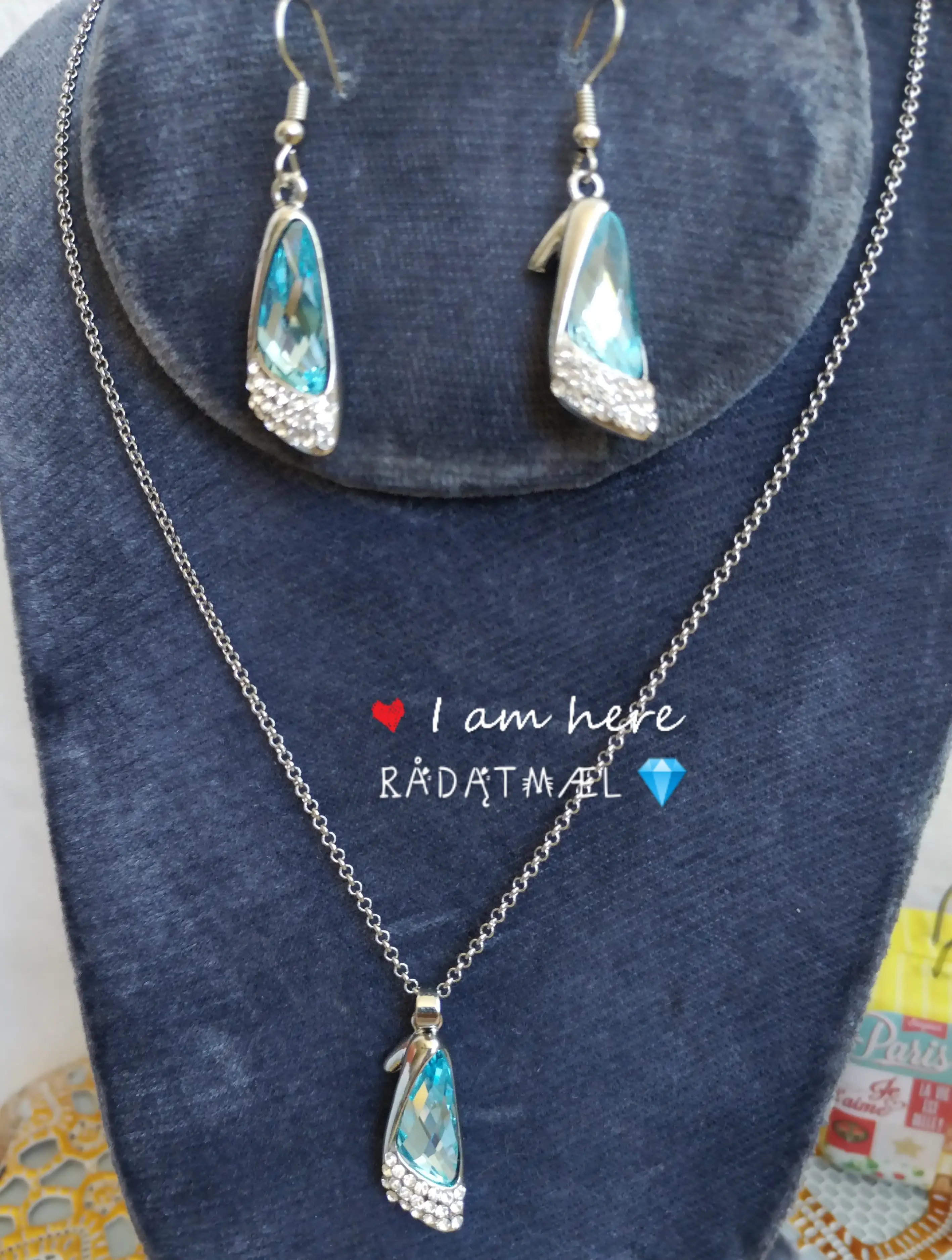  🍀 SET ARETES CON CADENA 