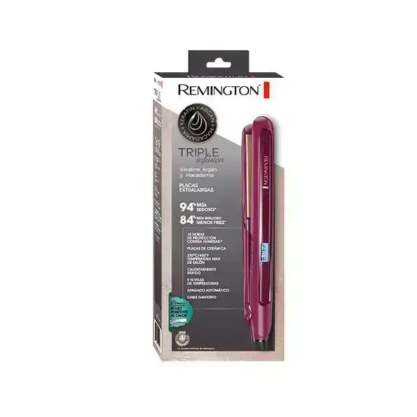 Plancha Remintong Triple Infusión  3