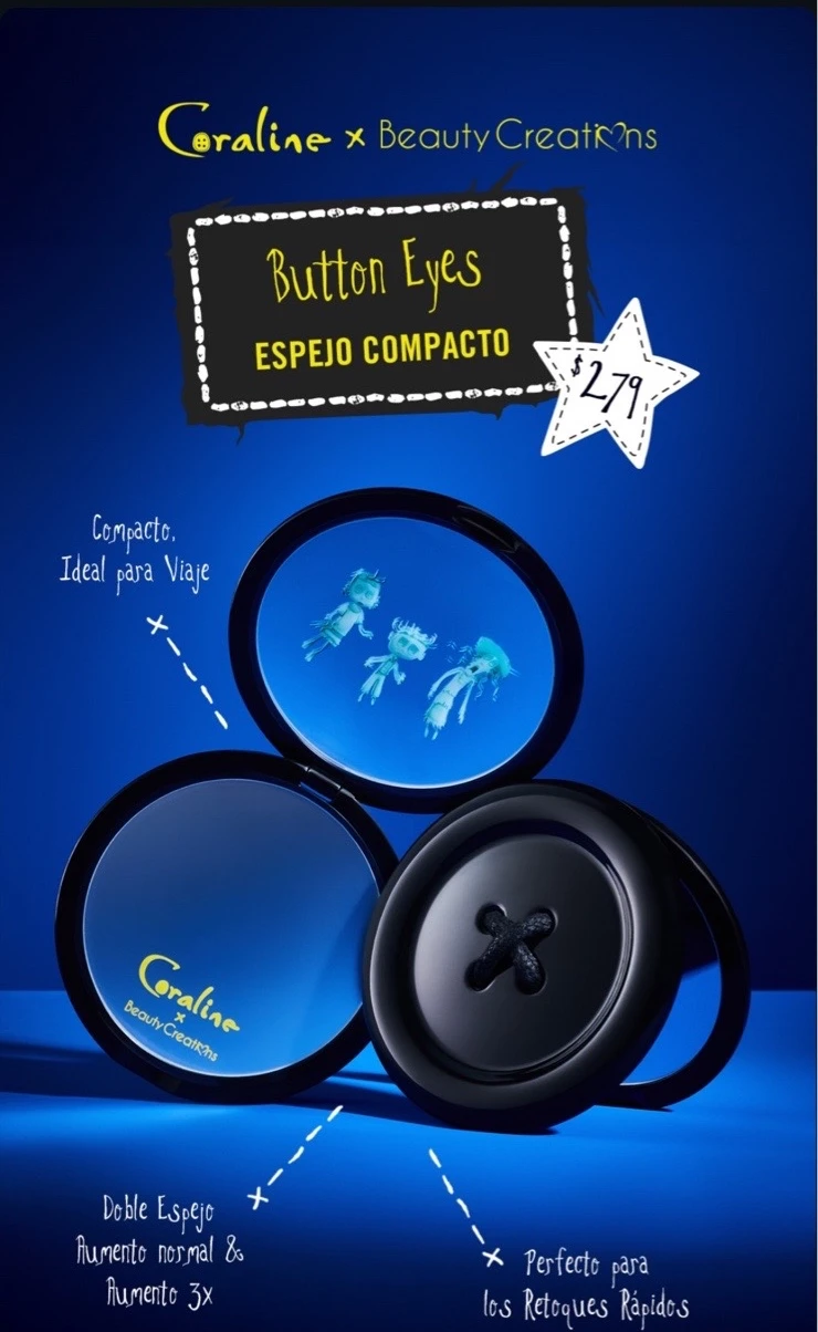 Espejo compacto Coraline xbeauty creations 