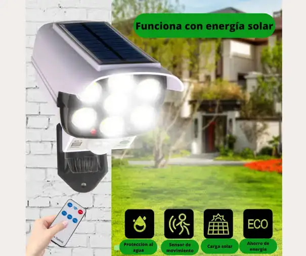 Lampara Solar Tipo Cámara  2