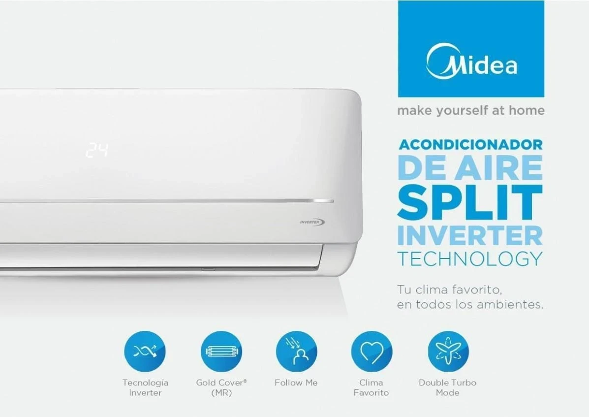 Aire Ac. MIDEA 3400W INVERTER