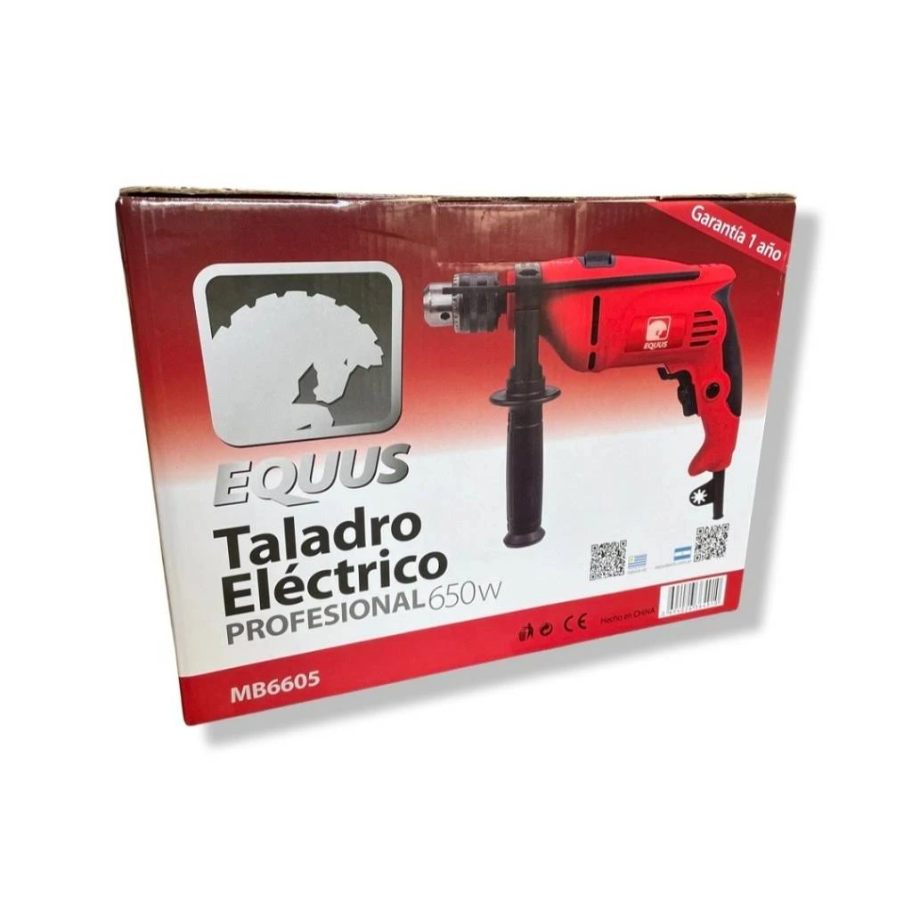 Taladro Profesional 650w con Percutor 𝙀𝙌𝙐𝙐𝙎 2