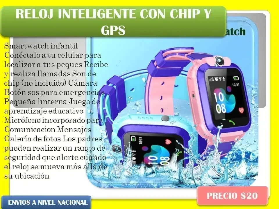 Smartwatch infantil con gps  2