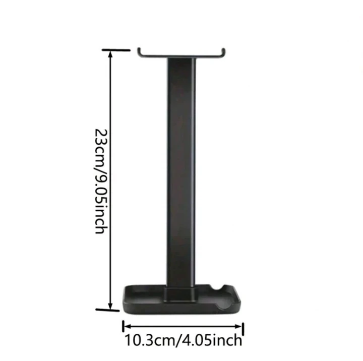 1 Peça Suporte De Fone De Ouvido Com Suporte De Telefone E Tablet, Suporte De Mesa Destacável Para Display.  2