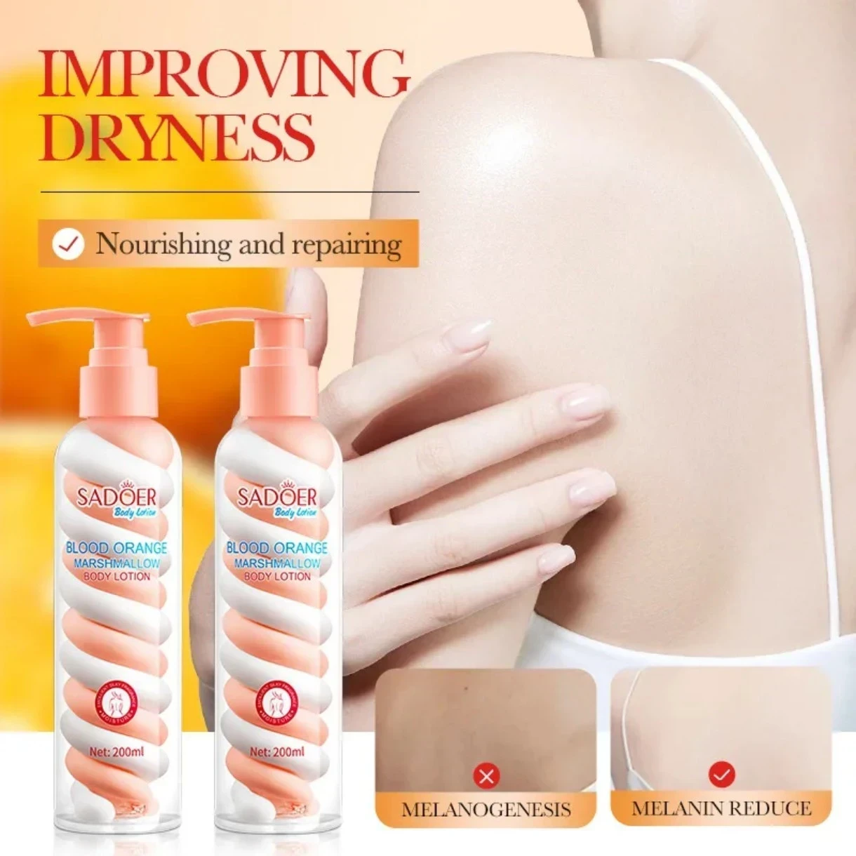 🍊✨ Blood Orange Marshmallow Body Lotion 200 ml  2