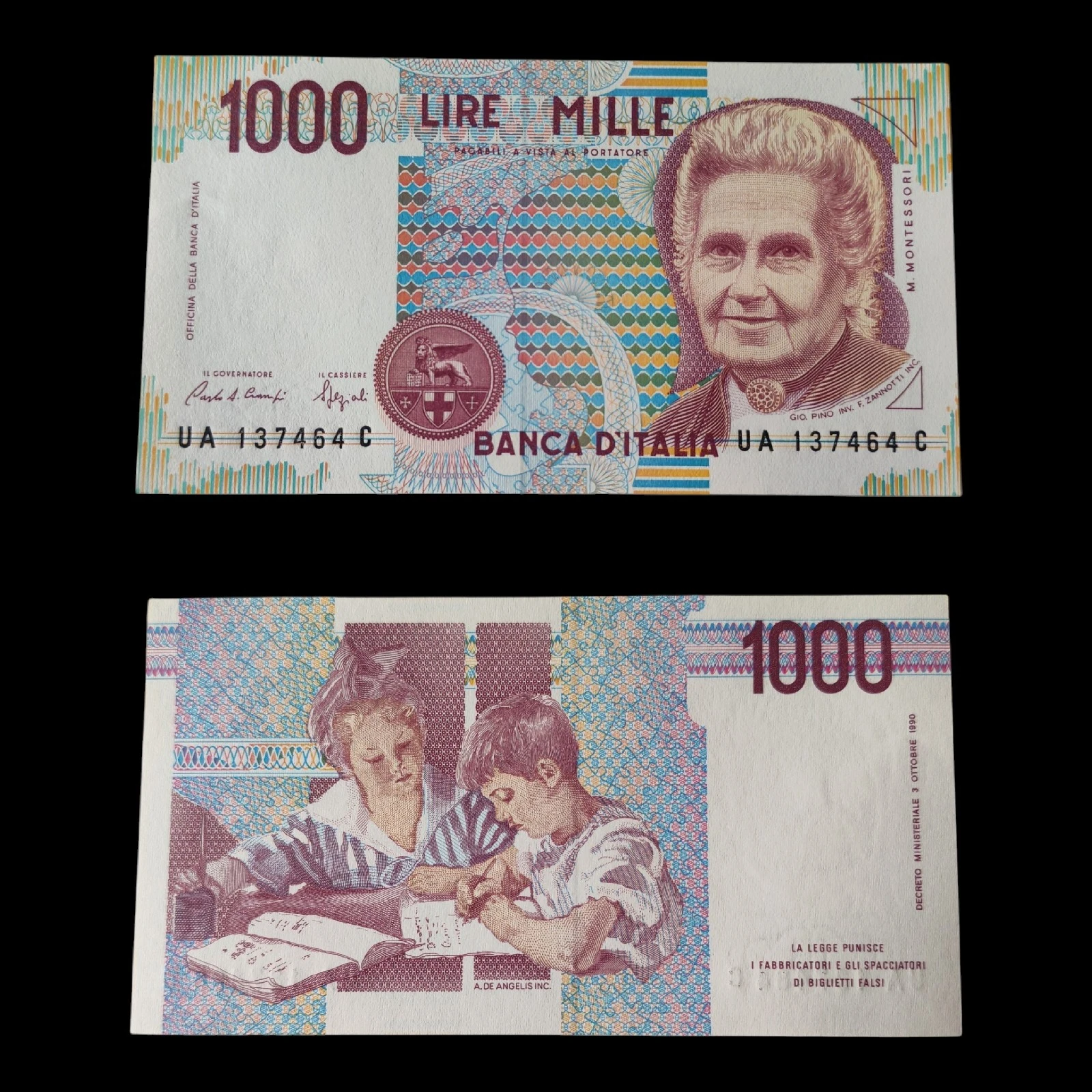 ° Italia 1000 Liras UNC