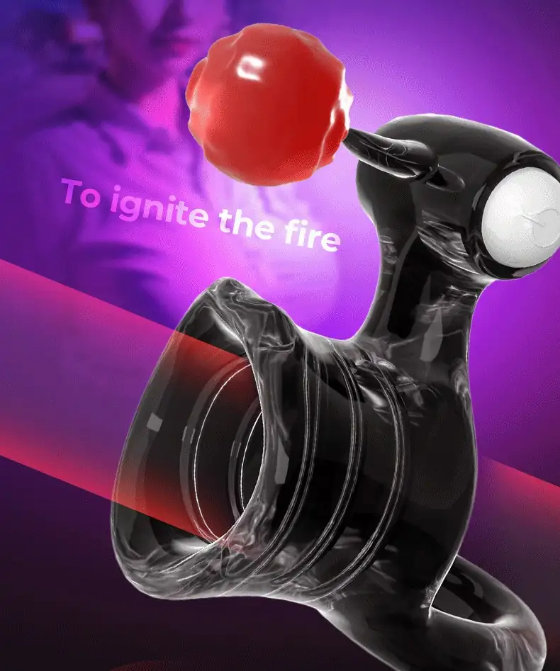 Anillo grueso con vibrador