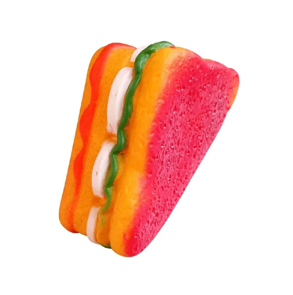 Juguete De Goma Diseño Sandwich