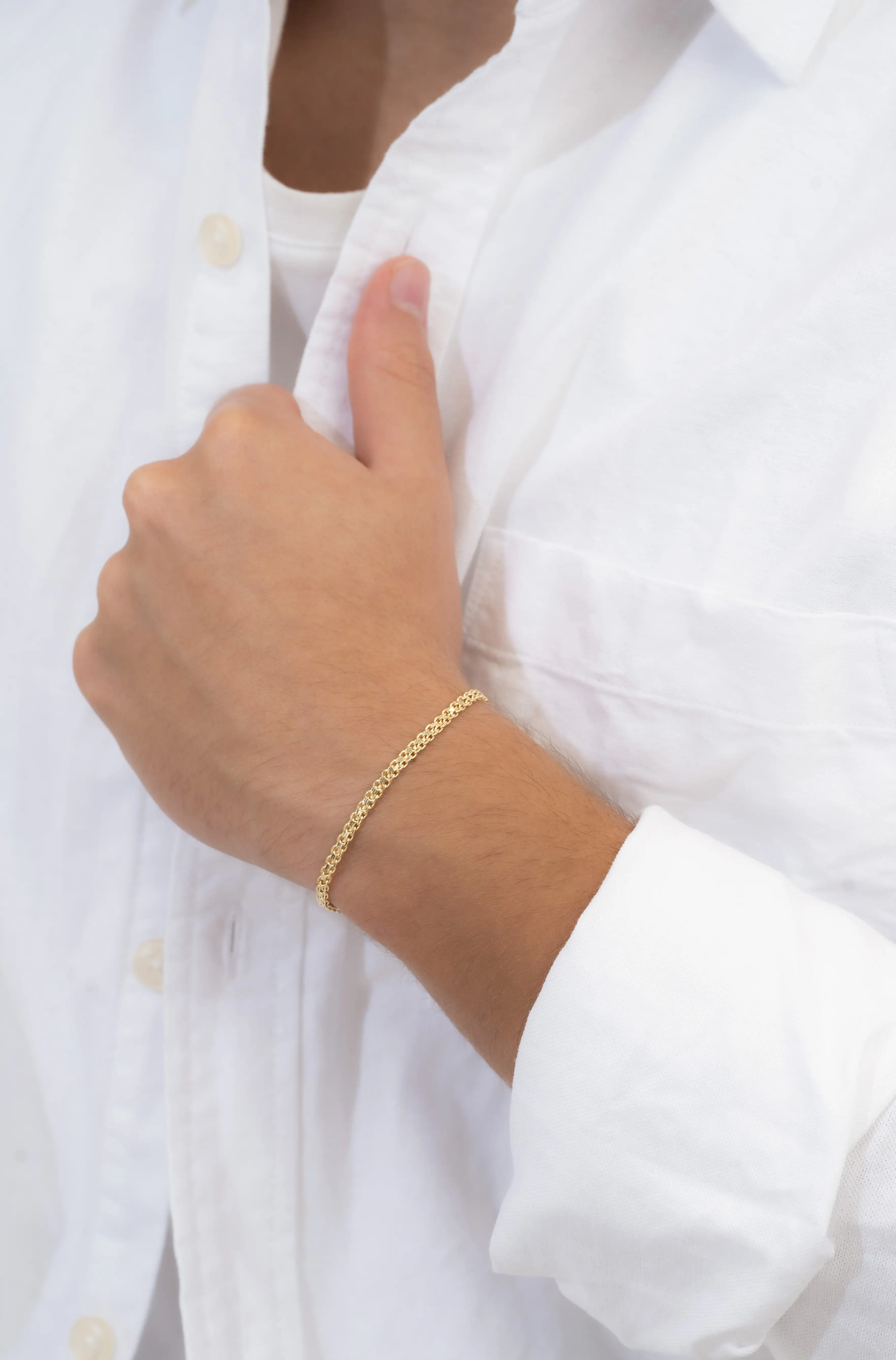 Pulsera Tejido Chino 3mm 20cms  3