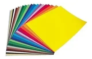 Hoja de colores bolsa con 100 tamaño carta 