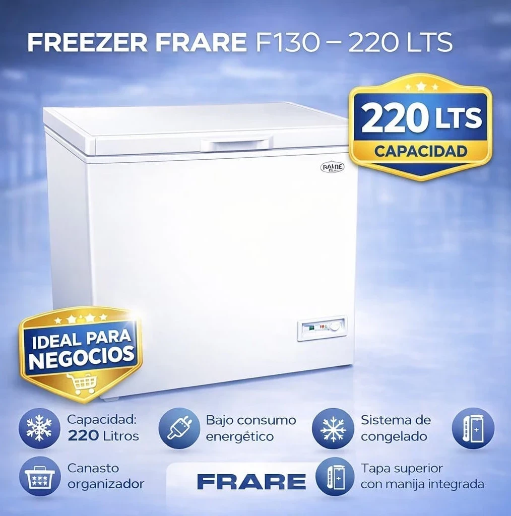 FREEZER DE POZO HORIZONTAL FRARE F130  220L