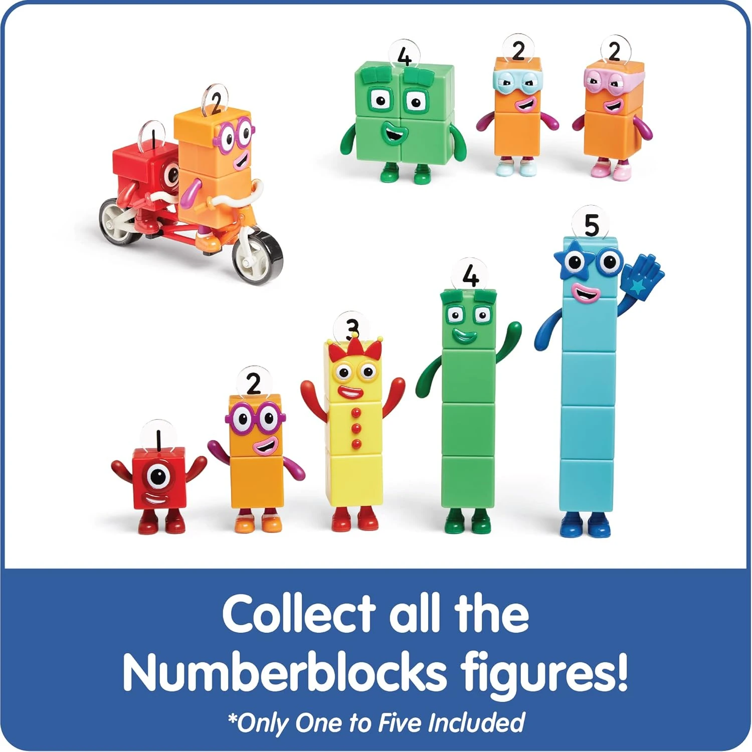  hand2mind Numberblocks Amigos del uno al cinco, 2