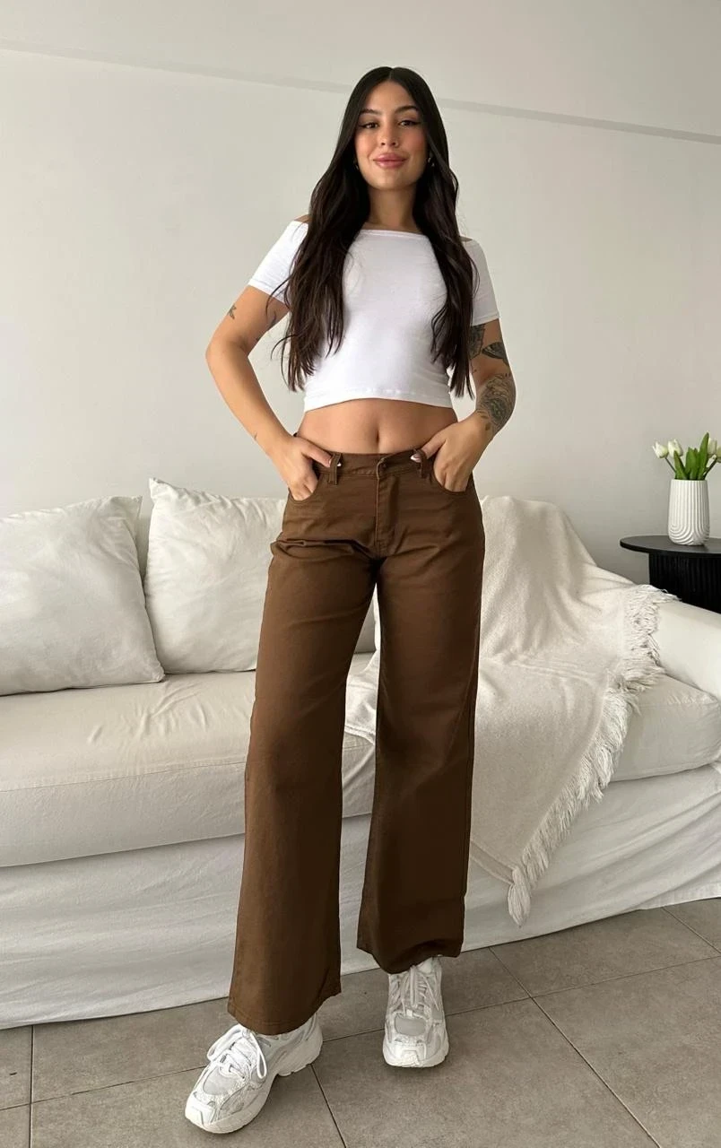 Wide leg Marron 