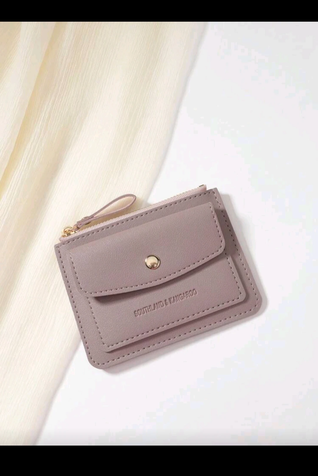 Monedero Southland Front-Pocket – Diseño Slim con Bolsillo de Expansión y Cierre de Seguridad 4