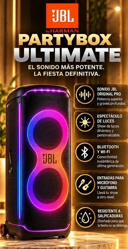 JBL PARTYBOX ULTIMATE *CONSULTAR DISPONIBILIDAD CON EL VENDEDOR*