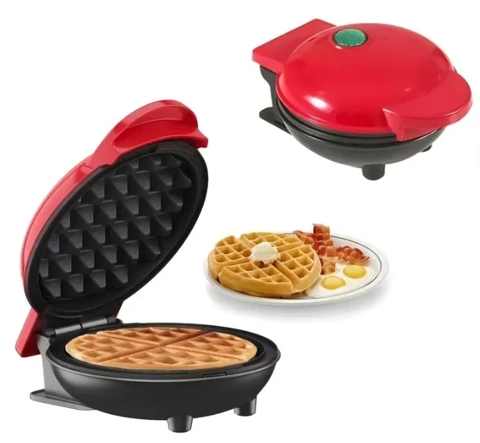 Mini Waflera Eléctrica 350W Antiadherente
