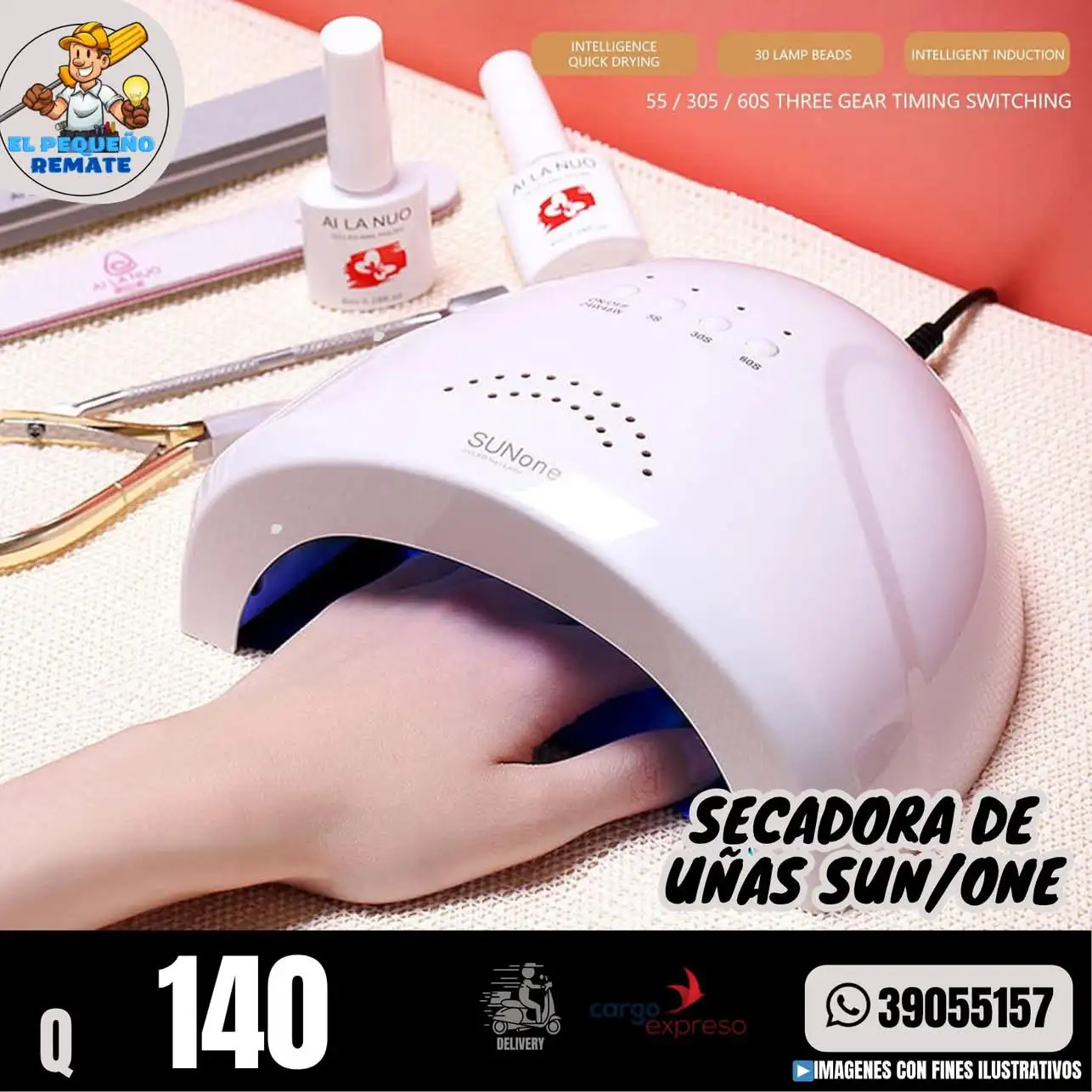 SECADORA DE UÑAS SUN/ONE 4
