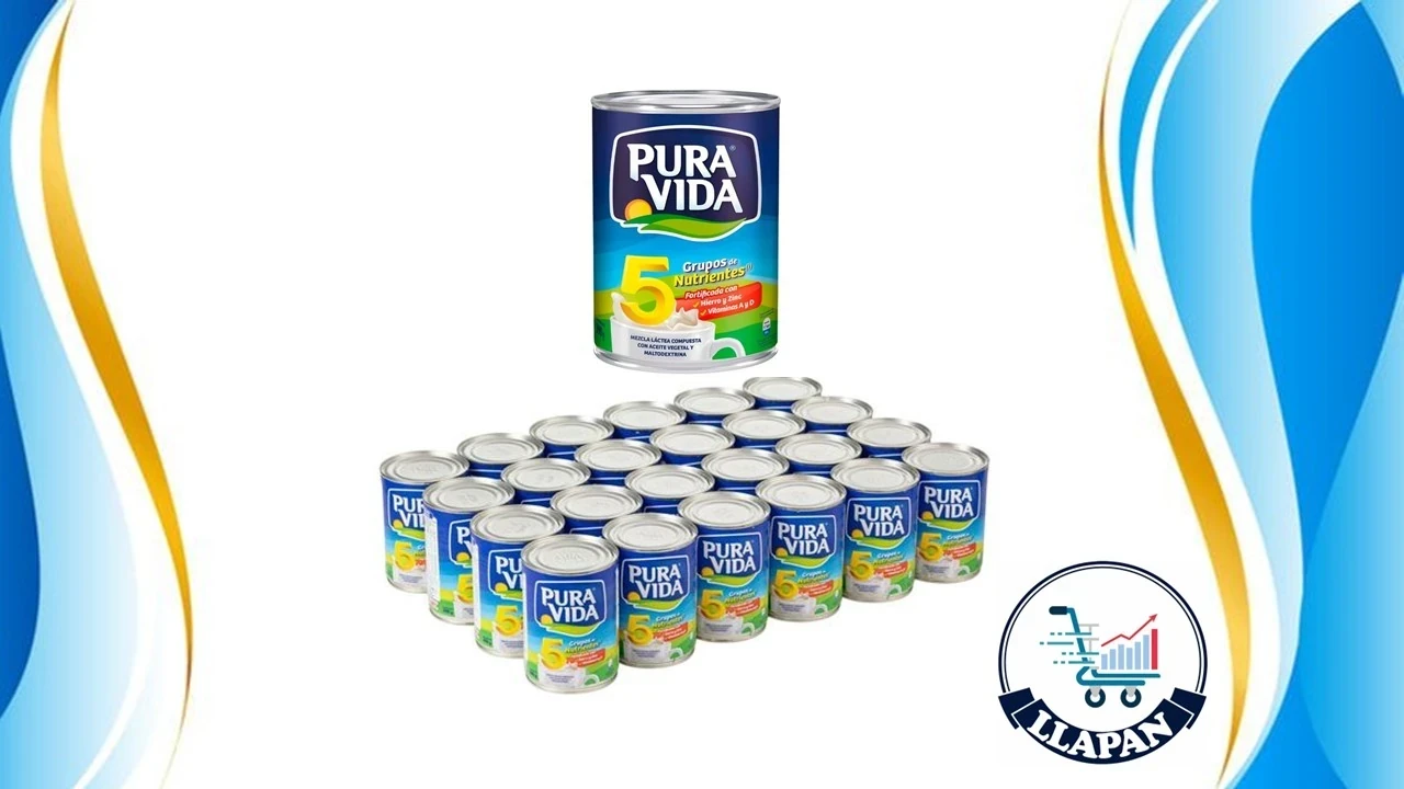 LECHE PURA VIDA GRANDE 390 G