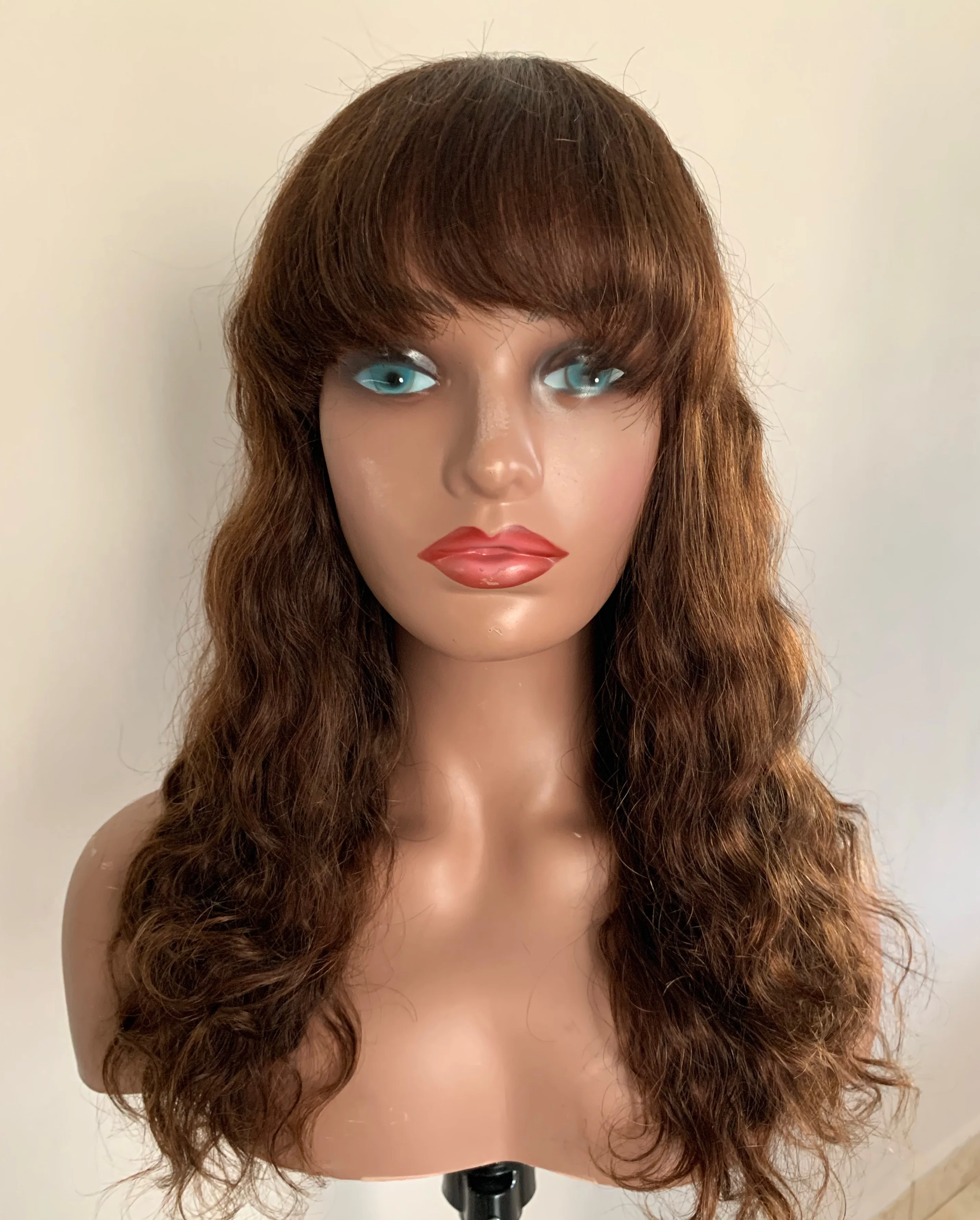 Peluca Brown #4 16”  2