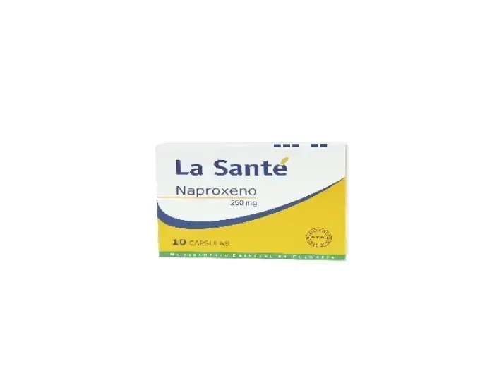 NAPROXENO 250 MG X 10 CAPS LA SANTE