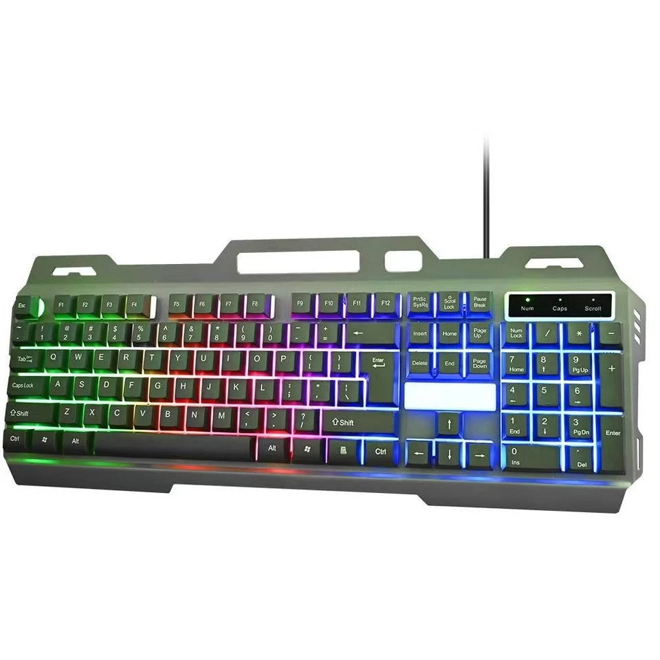 Combo Mouse y teclado Alámbrico RGB Meta 2