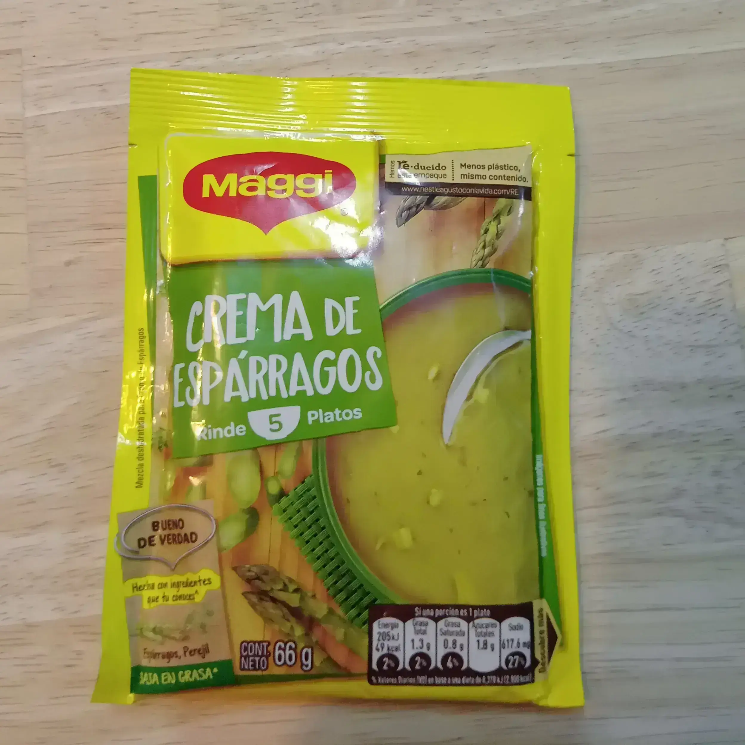 Maggi crema de espárragos
