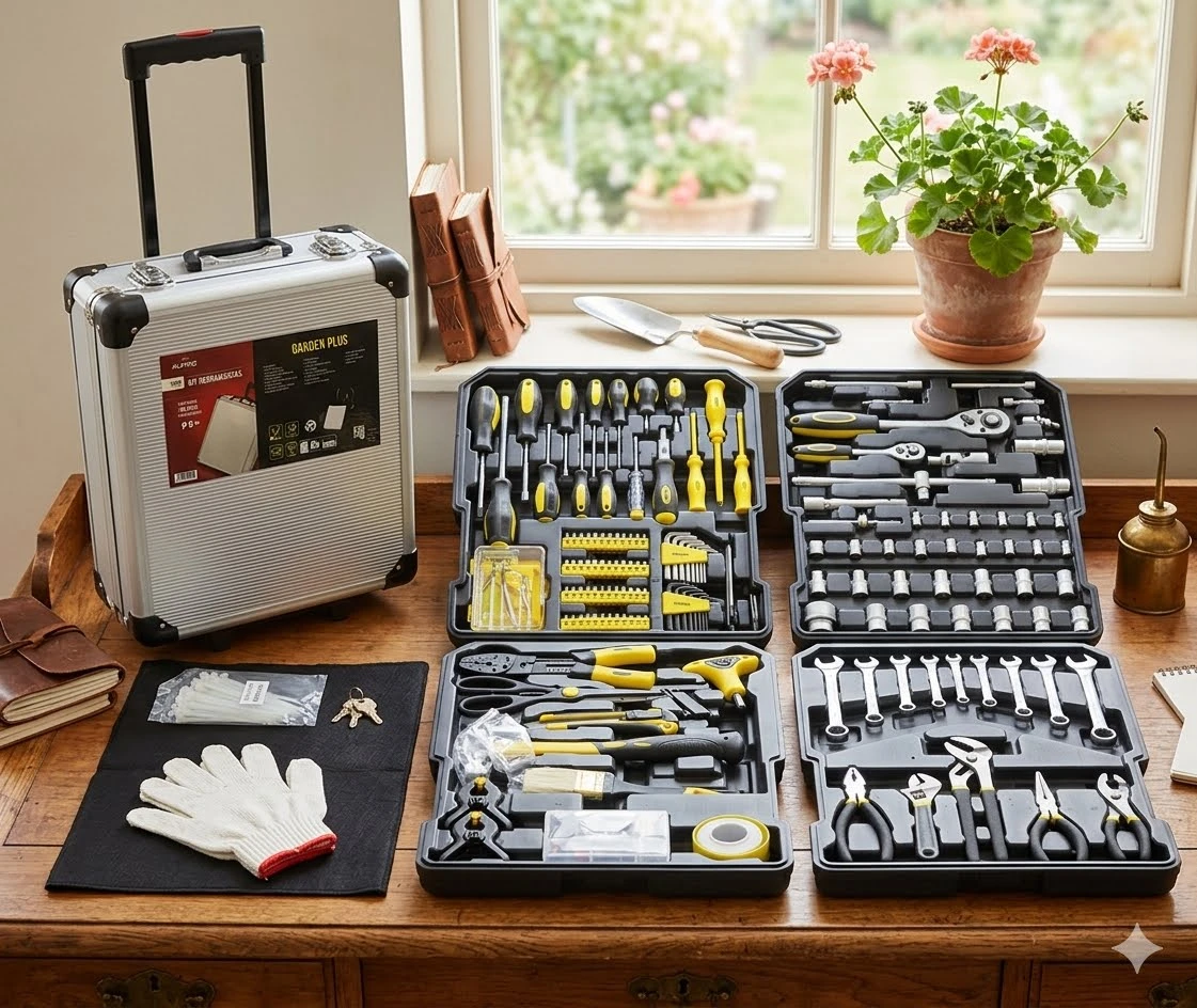 Maletín de Herramientas Garden Plus SET186 6