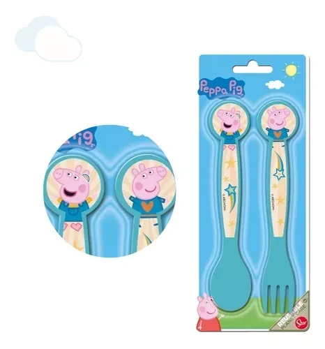 SET DE CUBIERTO PEPPA PIG