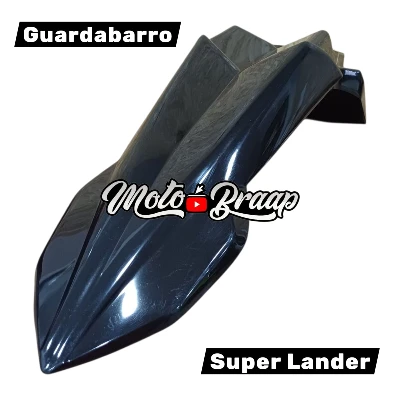 Guardabarro super lander color negro SPD