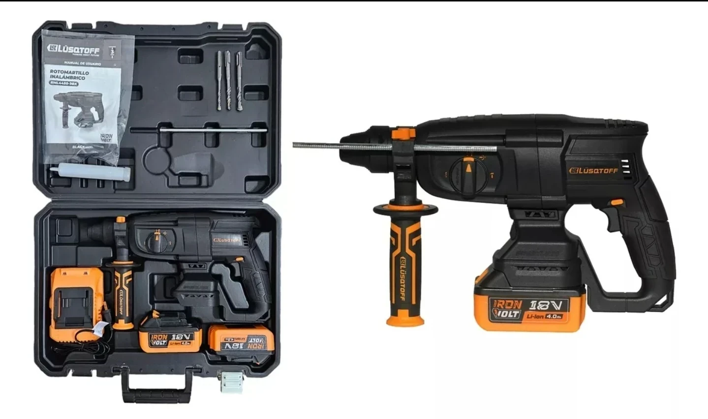 Rotomartillo inalámbrico Lúqstoff serie black RML 4000 -9BK 2