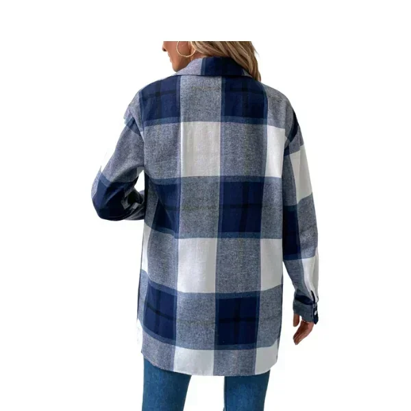 Camisa de cuadros con bolsillo 2