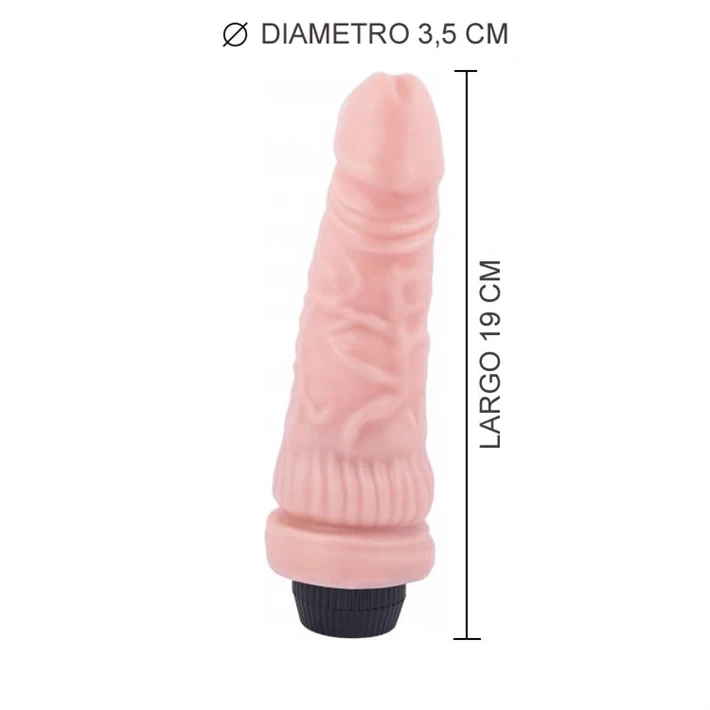 Consolador Siliconado Americano Vibrador