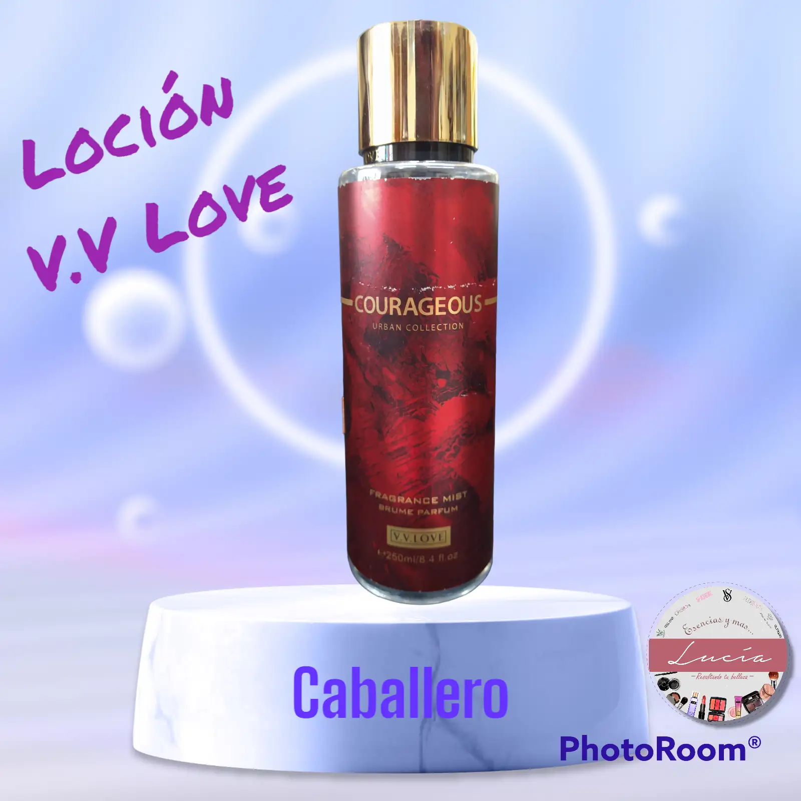 Locion para Hombre V.V Love Courageus