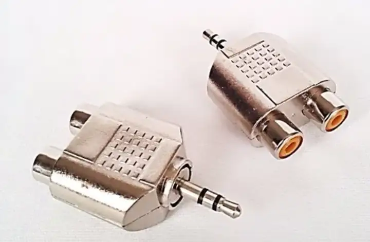 ADAPTADOR DE AUDIO RCA A 3/4