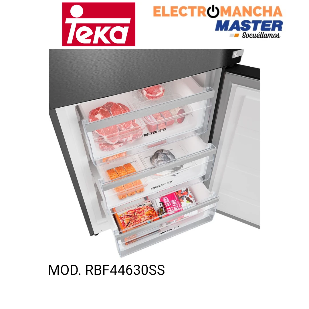 FRIGO COMBI TEKA RBF44630SS INOX 1,88*60 NF CLASE D 5