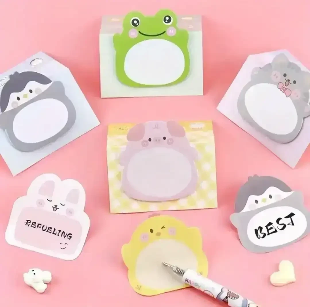 Post It Animalitos de Colores Kawaii x 20 hojas 3