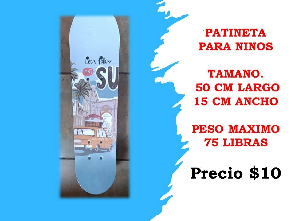 Patineta paea niños 