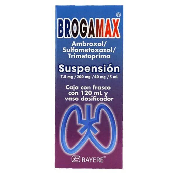 Brogamax suspension ambroxol/sulfametoxazol/trimetoprima7.5mg/200mg/40mg