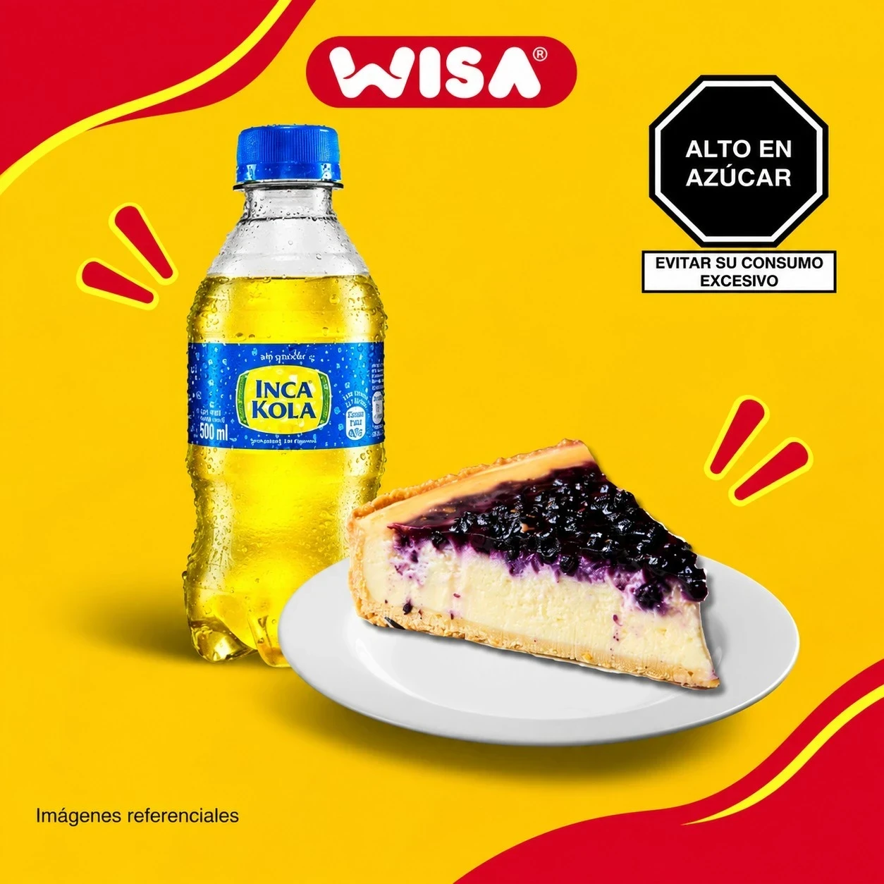 Cheesecake De Sauco + Inca Kola 300 ML