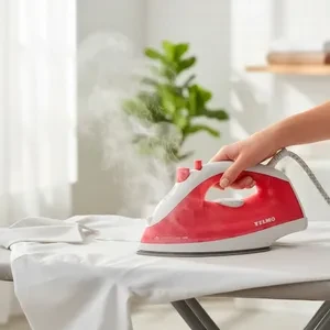 Plancha A Vapor Yelmo Suela Antiadherente 1400w Rojo 4