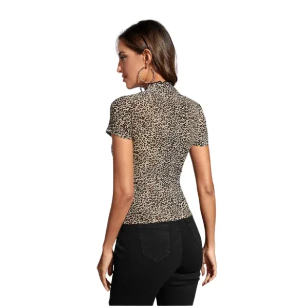 Top de leopardo con abertura delantera 2