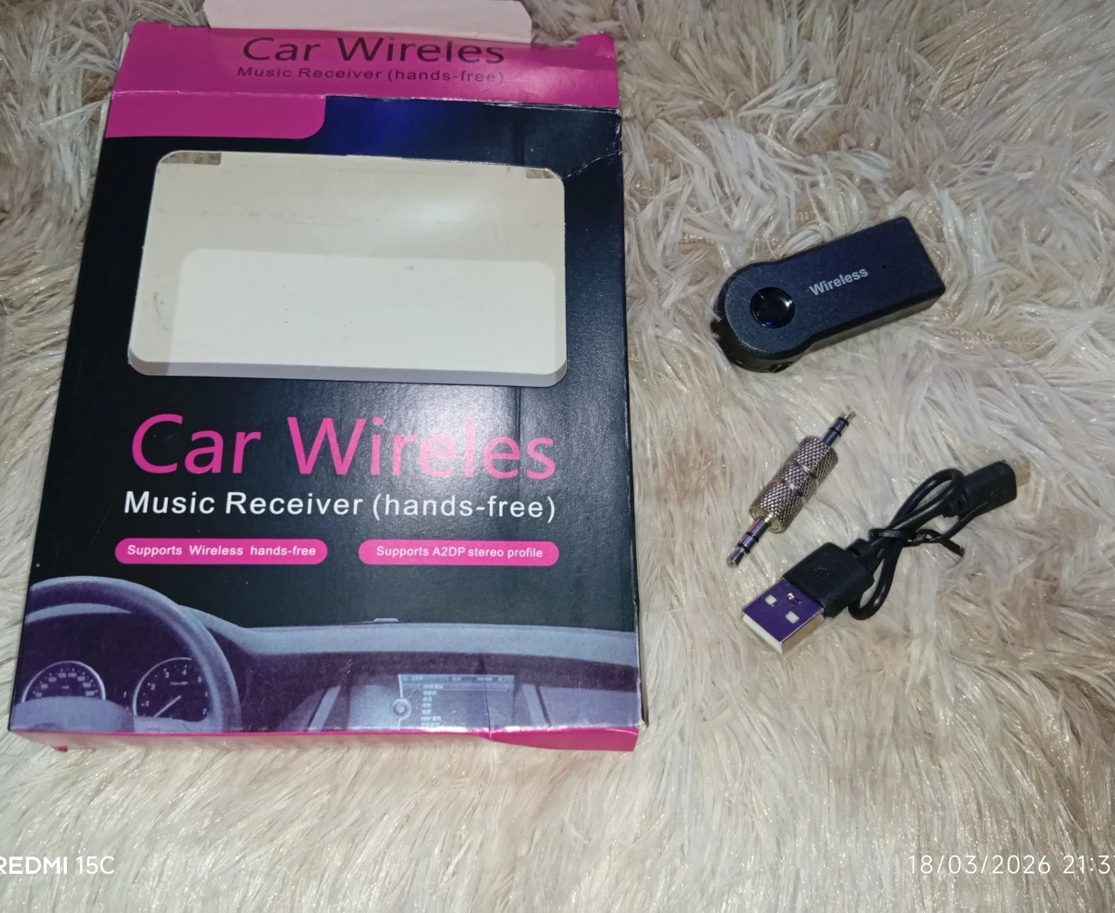 RECEPTOR DE BLUETOOTH PARA CARRO 