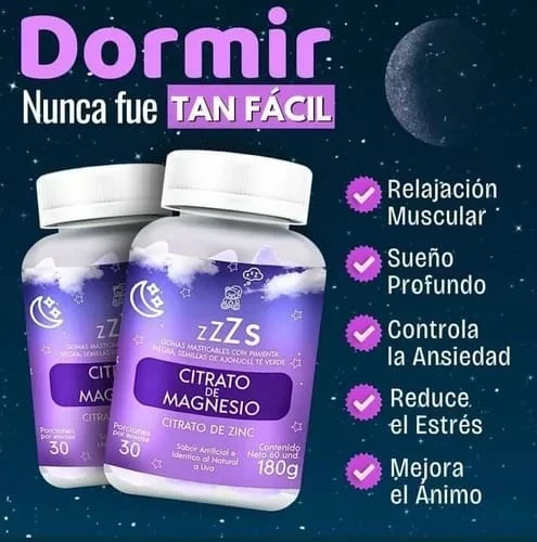 Gomitas con Citrato de Magnesio y Zinc