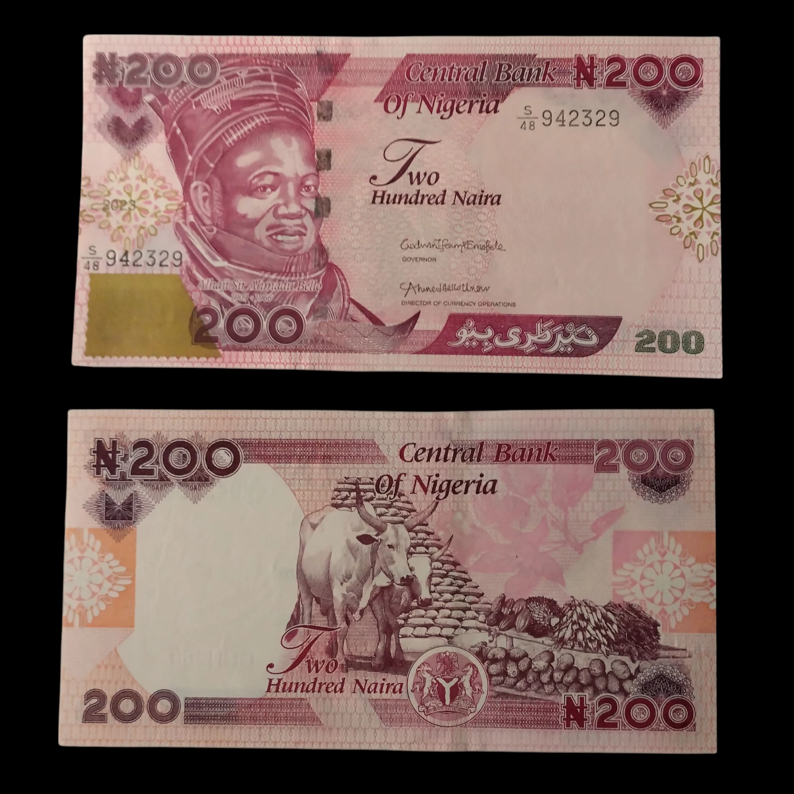 • Nigeria 200 naira UNC 