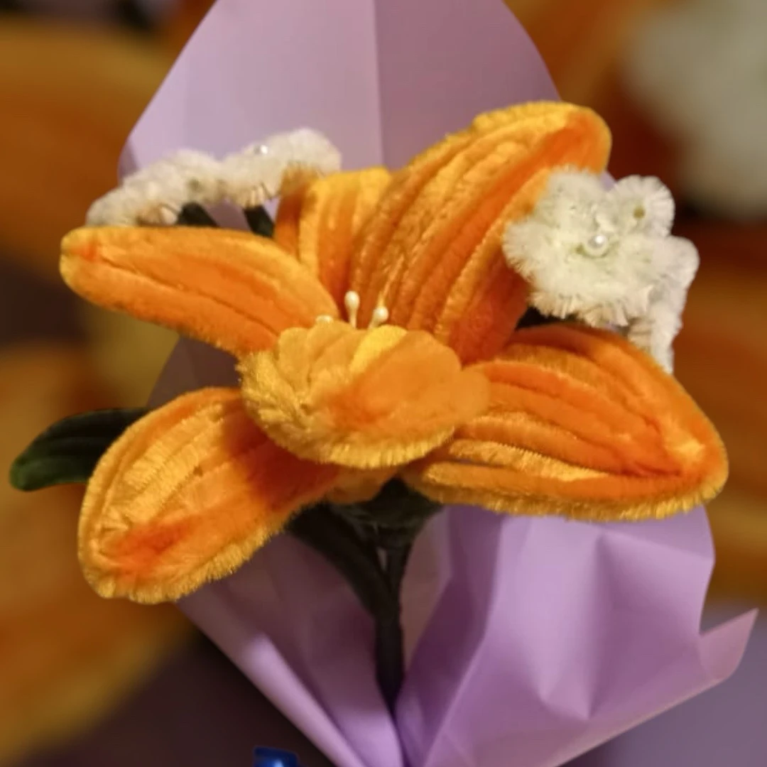 Flores artesanales hechas a mano