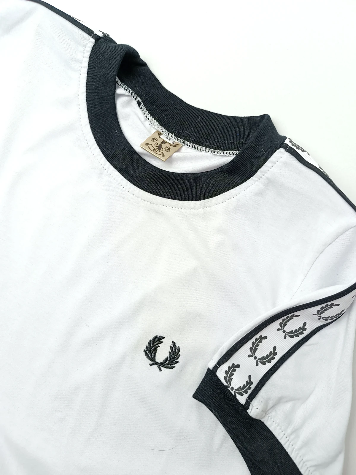 Camiseta algodon licrado blanco 