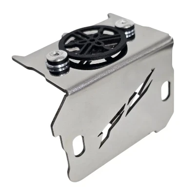  FZ 3.0 / FZ 250 ABS / P. freno delantero Tornillo recto acero cromado logo 3d negro ML